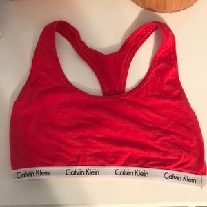 calvin klein sports bra